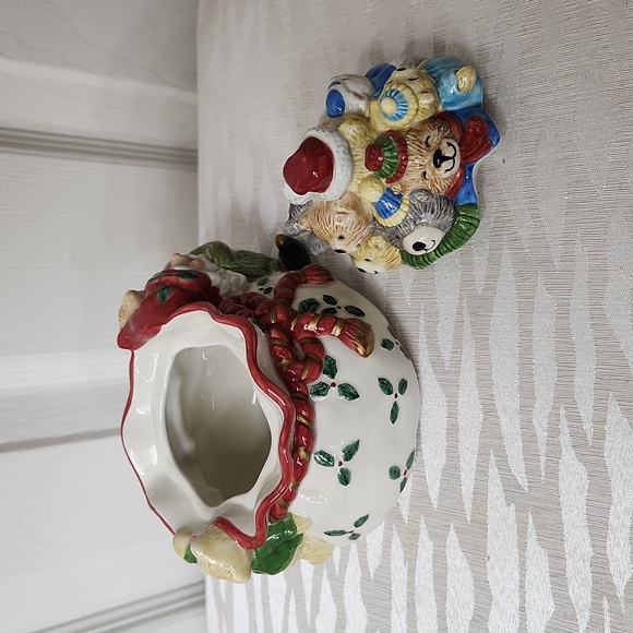 Fitz And Floyd, Holiday Elf, Candy Dish, Lidded Box - Picture 5 of 15